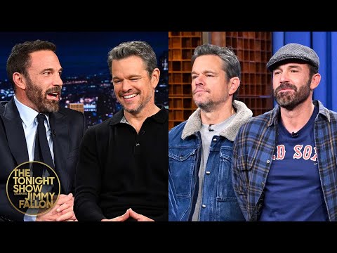 Ben Affleck and Matt Damon List Every Town in Massachusetts and Talk The Rip | The Tonight Show