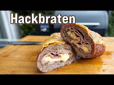 Hackbraten Cordon Bleu | Hackbraten Rezept im Grill | #bbqschwabe