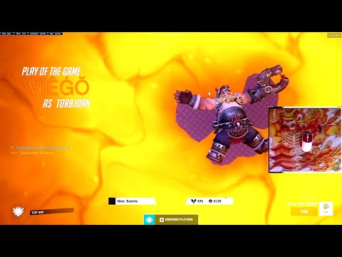 GALE INSANE TORBJORN GAMEPLAY! POTG! [ OVERWATCH 2 SEASON 2 TOP 500 ]