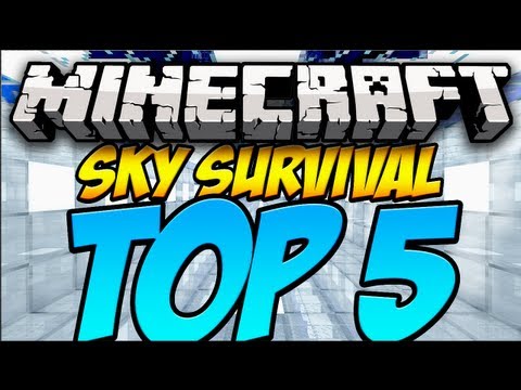 Top 5 Minecraft Sky Survival Maps (HD)