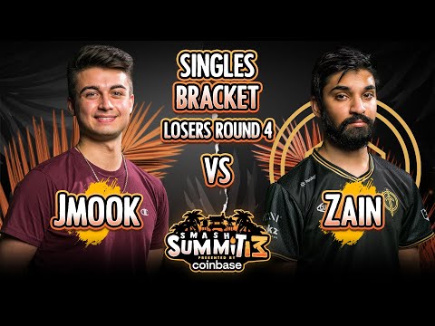 Jmook vs Zain - Singles Bracket: Losers Round 4 - Smash Summit 13 | Sheik vs Marth