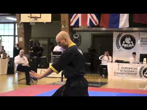 Quentin Besson | Freestyle nunchaku form | NIA World Championship, Vevey 2014