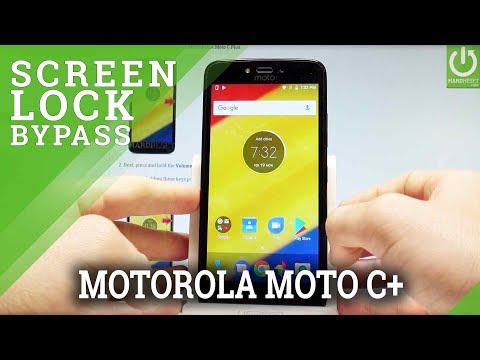 Bypass Screen Lock in MOTOROLA Moto C Plus - Hard Reset / Format
