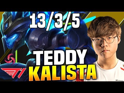 SKT T1 TEDDY PICKS KALISTA ADC! - SKT T1 Teddy Plays Kalista vs Kaisa Adc! | Season 2020 KR SoloQ