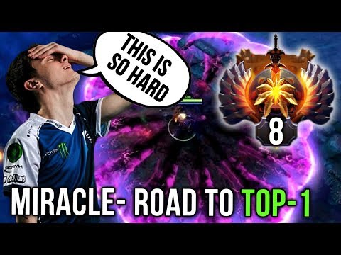 Miracle- Road to TOP-1 MMR in the World! Gameplay Compilation - Dota 2