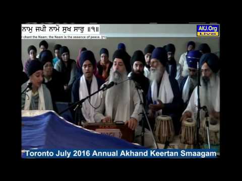 046 Toronto July 2016 Wednesday AM - Bhai Harpreet Singh Jee Toronto