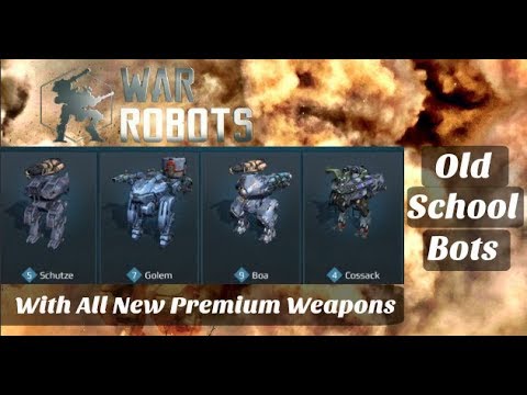 Old School Bots With All New Premium Weapons  | War Robots [WR]