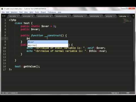 Static Veriables and Functions
