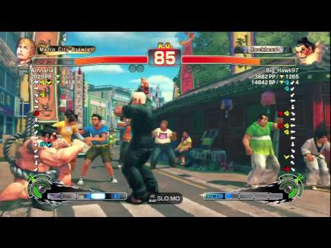Arnnaria (Cody) Vs Big_Hawk97 (E.Honda) SSF4 AE Ranked Matches - PSN