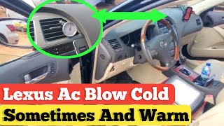 Ac Blows Cold sometimes then warm troubleshooting and fix
