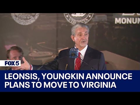 Capitals, Wizards owner, Youngkin, announce plans to move teams to Virginia