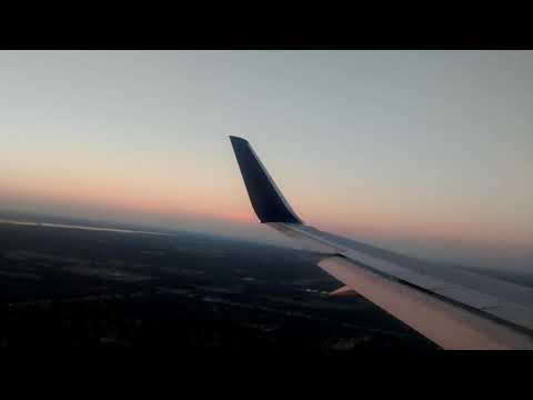 DELTA AIRLINES 767-300ER early morning LANDING at DETROIT