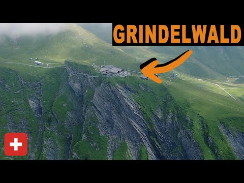 GRINDELWALD FIRST | SWISS ALPS | SWITZERLAND | TOURISM VIDEO DRONE 4K