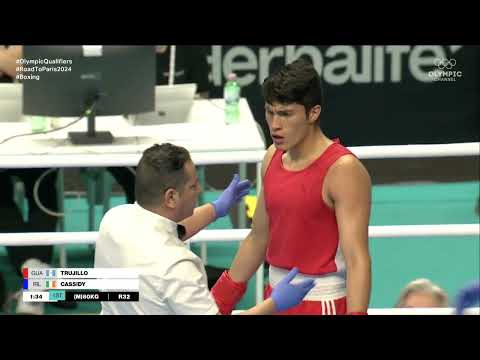 Kelyn Cassidy (IRL) vs. Wyatt Trujillo (GUA) World Olympic Qualifiers 2024 (80kg)