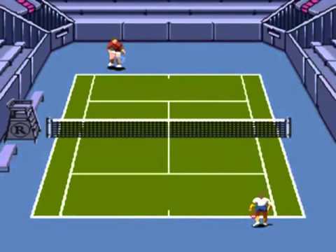 Andre Agassi Tennis Super Nintendo