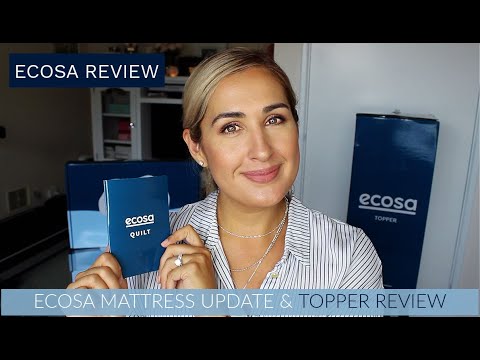 Ecosa Mattress Review | Worth the Money? Will this fix your bad back? Update & Topper Review