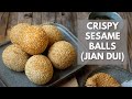 Say YES To These CRISPY Homemade Sesame Balls Jian Dui 芝麻球