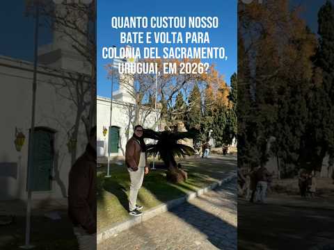 Quanto gastamos no nosso bate e volta para Colonia del Sacramento saindo de Buenos Aires #uruguay