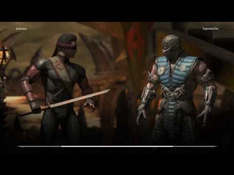 Mortal Kombat X (Kciks) - Possessed Kenshi vs Grandmaster Subzero