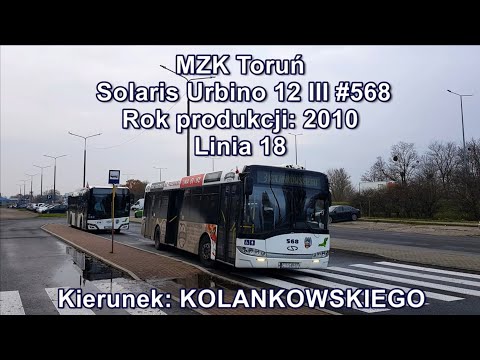 MZK Toruń - Linia 18, Solaris Urbino 12 III #568