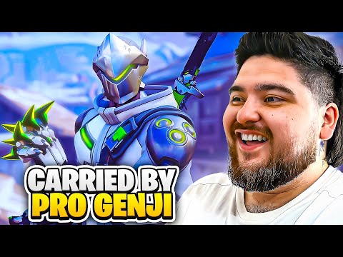 I Got Carried By A Pro Genji On Overwatch 2!
