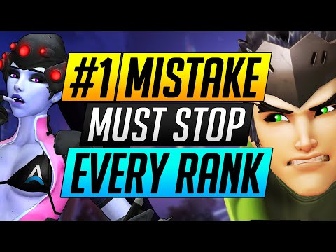 1 WORST Mistake YOU MAKE at EVERY RANK of Overwatch - CARRY on ANY ROLE - Advanced Guide