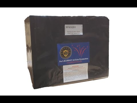 PFX5293 9 SHOT TITANIUM GOLD WILLOW - DOMINATOR FIREWORKS PRO