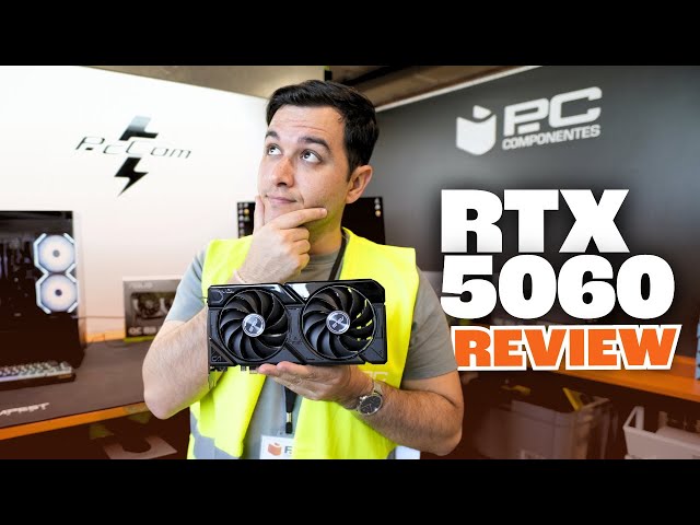 Vídeo relacionado con ASUS Dual GeForce RTX 5060 8 GB GDDR7 OC Edition Tarjeta gráfica (PCIe 5.0, 8 GB GDDR7, DLSS 4, HDMI 2.1b, DisplayPort 2.1b, diseño de 2,5 Ranuras, diseño de Ventilador Axial-Tech, tecnología 0dB)