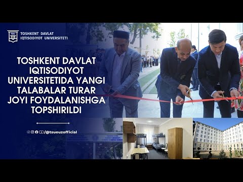 Yangi talabalar turar joyi foydalanishga topshirildi