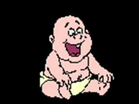 Laughing baby bubbling remix