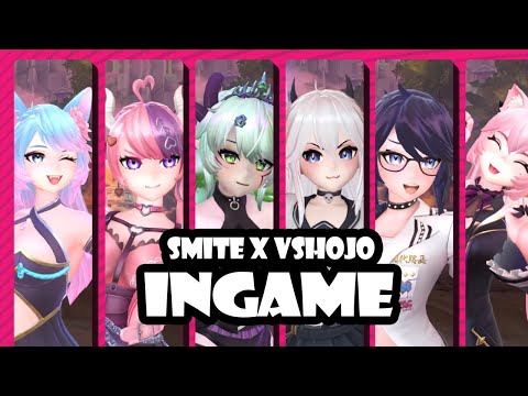 Skins INGAME - SMITE x VSHOJO Crossover