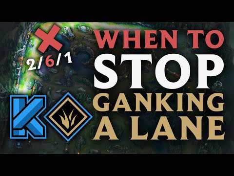 Jungle Concepts  - When to Stop Ganking a Lane
