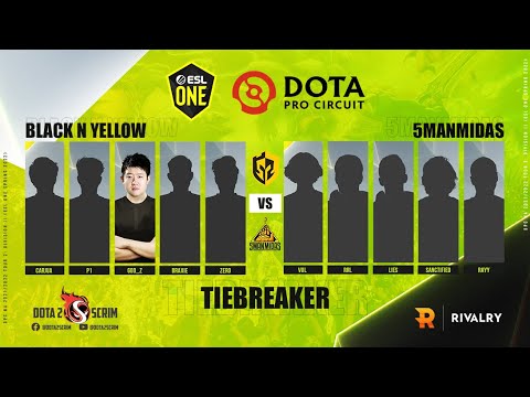 Black N Yellow vs 5ManMidas - DPC NA 2021/22 Tour 2: Division II - Tiebreaker - B01