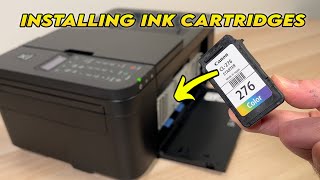How to Install Ink Cartridges in Canon PIXMA TR4720 Printer