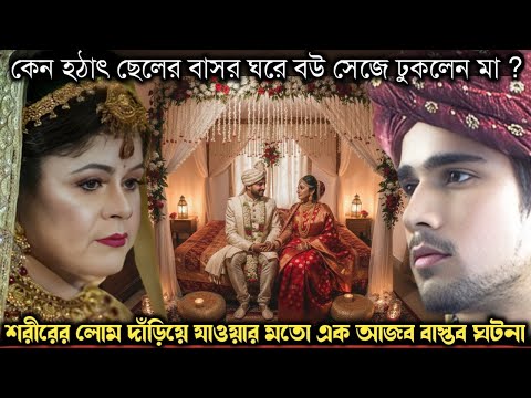 কেন ছেলের বাসর ঘরে বউ সেজে ঢুকলেন মা ? (তাজ্জব বাস্তব ঘটনা) Bangla real life story E-1423 APON