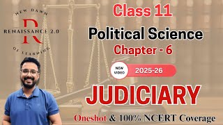 NCERT Class 11 Political Science CH 6 JUDICIARY With Notes & Important Questions