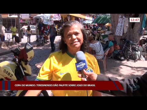 Copa do Mundo: Teresinenses dão palpites sobre jogo do Brasil 24 11 2022