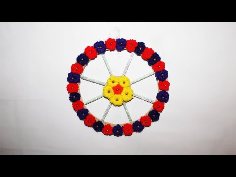 How To Make Wall Hanging_diy woolen craft_By Life Hacks 360 Video