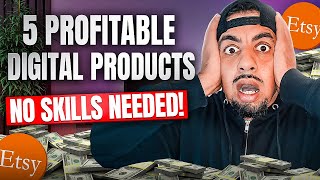 5 HOT Digital Products you can make with Ai 2025 (NO SKILLS NEEDED)