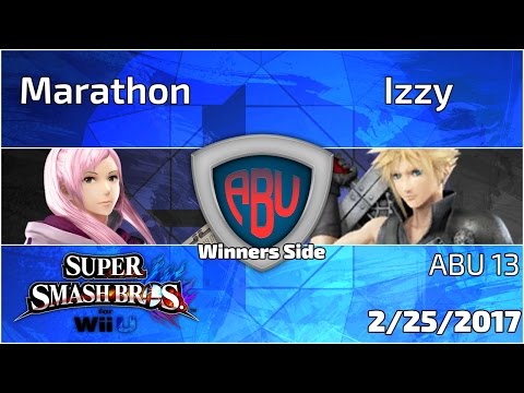 ABU Monthly 013: Marathon vs Izzy - SSB4 Singles Winners R1