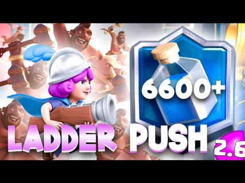 2.6 HOG LADDER 6600+ ( LEVEL 13 ) - CLASH ROYALE