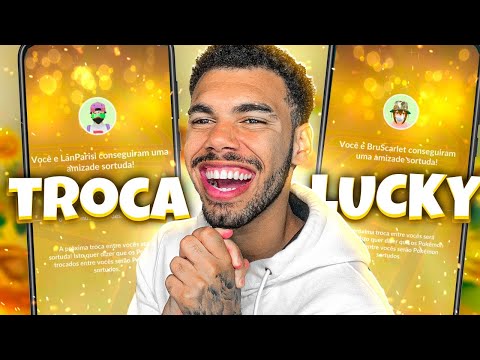 COMO FIZ DUAS AMIZADES LUCKY SEGUIDAS - POKEMON GO | Cris |