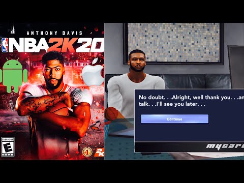 CUTSCENES in NBA 2K20 MOBILE My Career Gameplay Could be like THIS!!