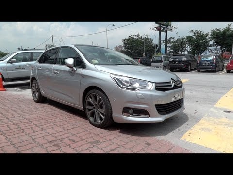 2012 Citroën C4 Exclusive Start-Up and Full Vehicle Tour