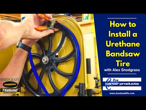How To Install a Urethane Bandsaw Tire