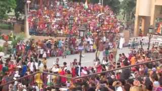 preview picture of video 'Wagah border ceremony 1'