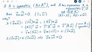 Symmetric Matrices and Diagonalization