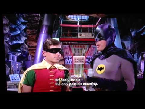 Batman and Robin solve the Riddler's challenging riddles