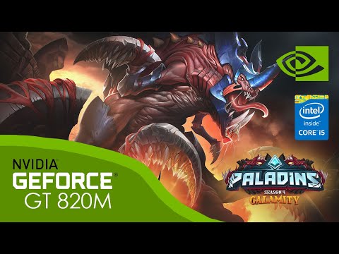 Paladins 4.1 Calamity | NVIDIA GeForce GT 820M | Intel Core i5 4th Gen | Game Test