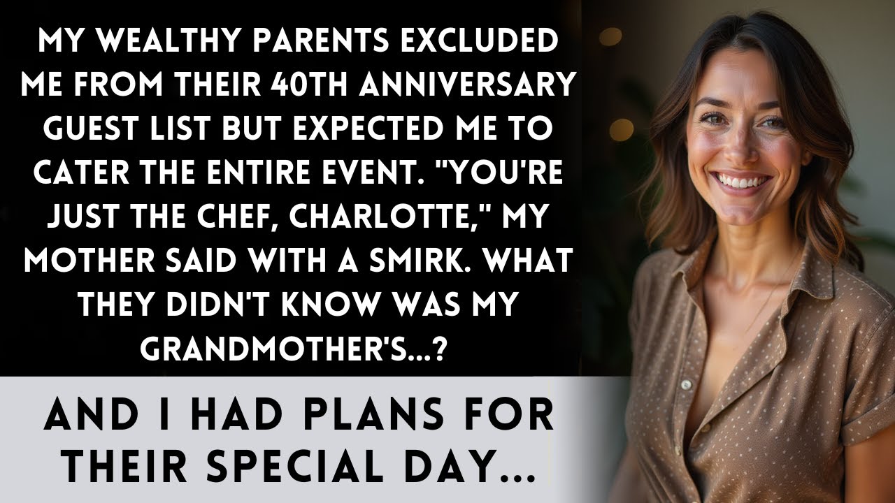 My Parents Snubbed Me but Wanted Me to Cater Their Party. I Got the Last Laugh.